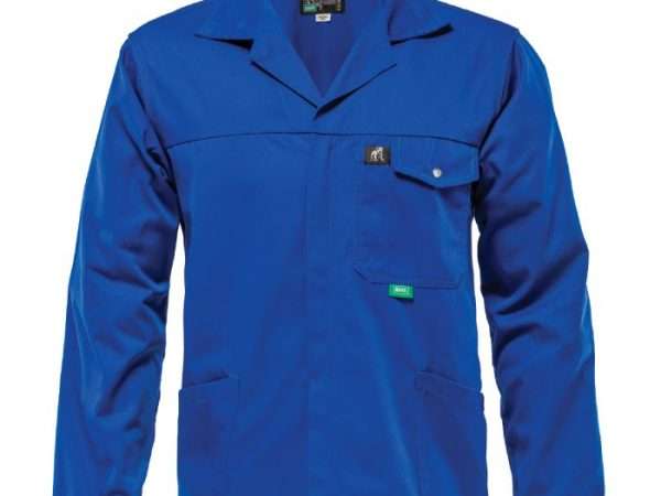 BOVA OVERALL JACKET R/BLUE 65/35 POLYCOTTO SIZE 36