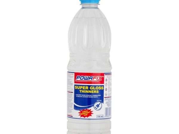 BULK PACK 12 X POWAFIX SUPER GLOSS 300 THINNERS 750ML
