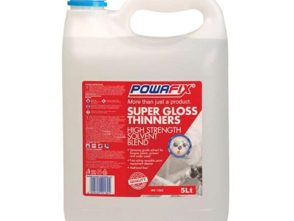 BULK PACK 2 X POWAFIX SUPER GLOSS 300 THINNERS 5L