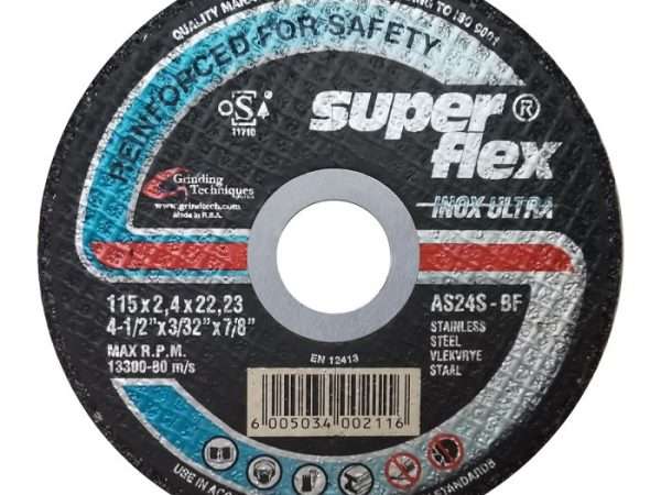 SUPERFLEX CUTTING DISC FLAT ULTRA INOX 115X2.4MM