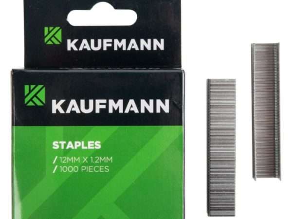 KAUFMANN H/DUTY STAPLES 12MMX1000 P/PACK